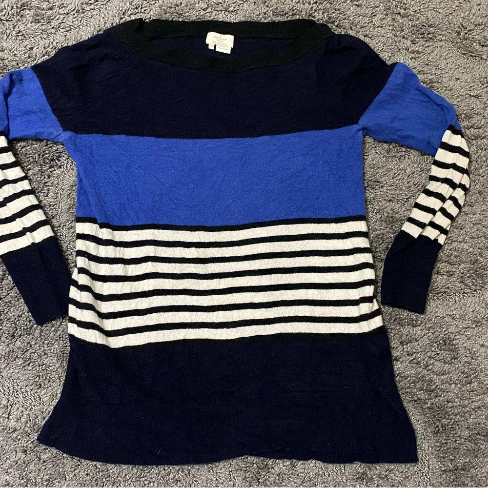 SALE!!! Kate spade Colorblock Striped Sweater